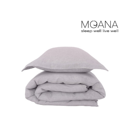 Poszwa na kołdrę lniana MOANA Silver Birch Poszwa na kołdrę lniana MOANA Silver Birch