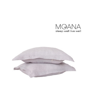 Poszewka na poduszkę lniana MOANA Silver Birch