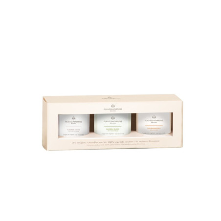 Zestaw 3 świec zapachowych Plantes & Parfums Provence Zestaw 3 świec zapachowych Plantes & Parfums Provence