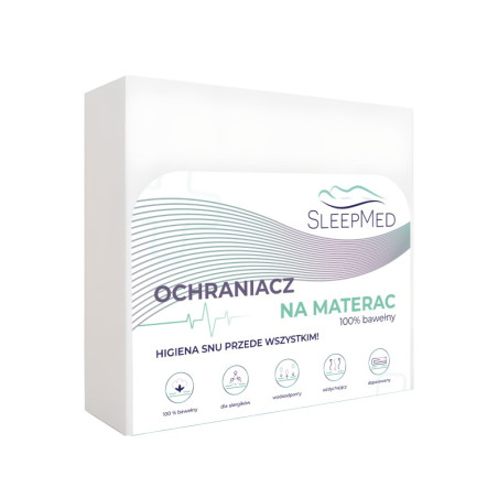 Ochraniacz na materac SLEEPMED - 100% bawełny Ochraniacz na materac SLEEPMED - 100% bawełny
