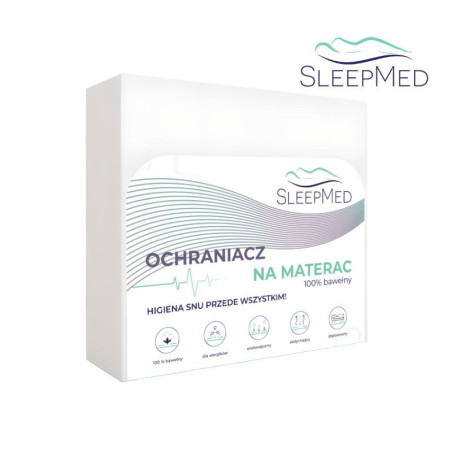 Ochraniacz na materac SLEEPMED - 100% bawełny Ochraniacz na materac SLEEPMED - 100% bawełny