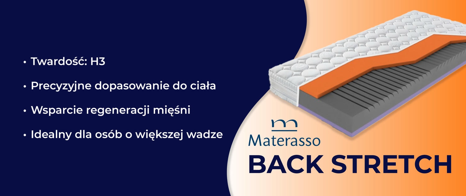 Materasso Back Stretch 140x200