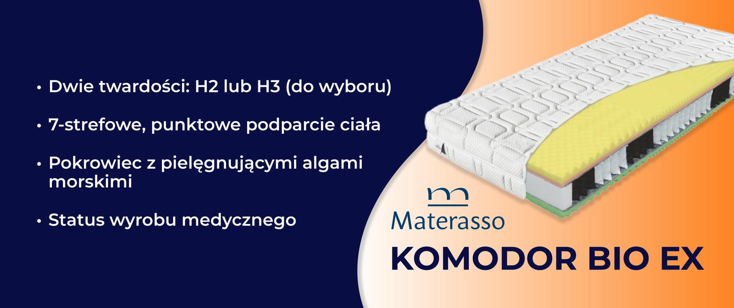 Materasso Komodor Bio Ex 140x200