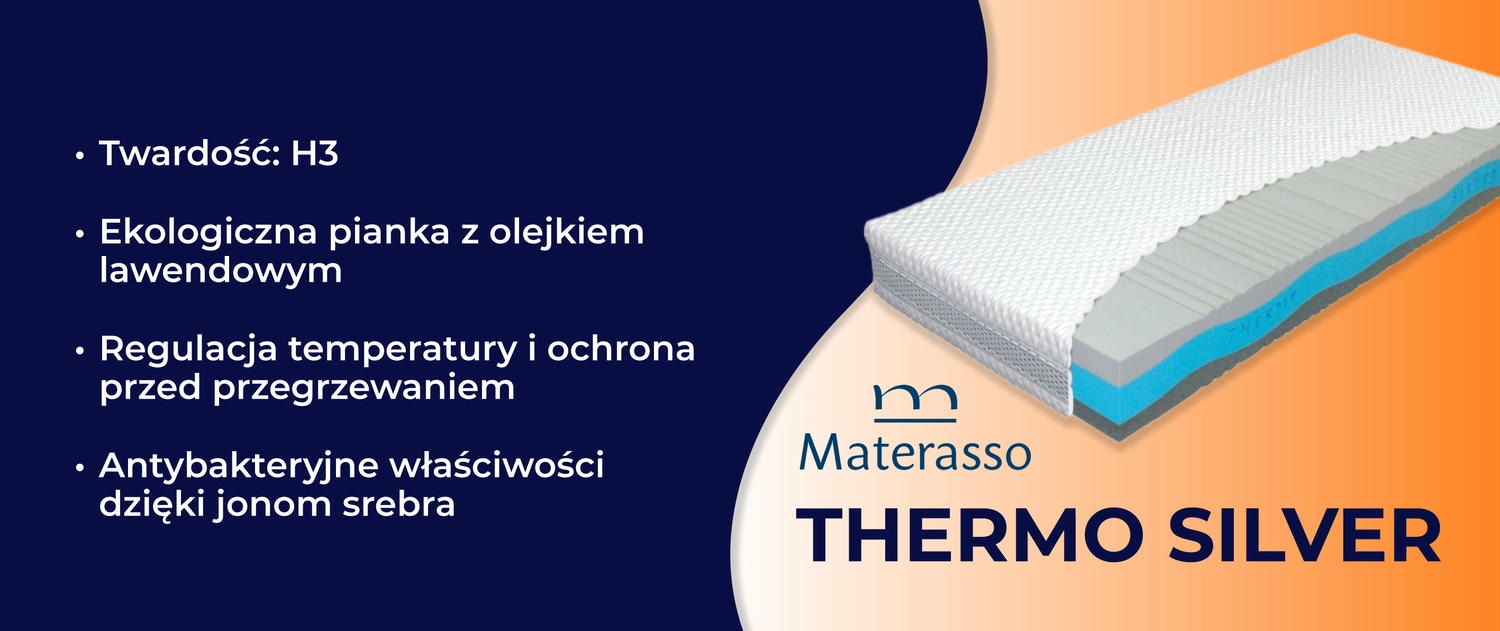 Materasso Thermo Silver 140x200