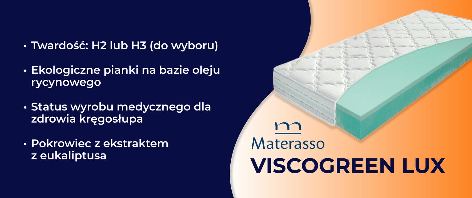 Materasso Viscogreen Lux 80x200