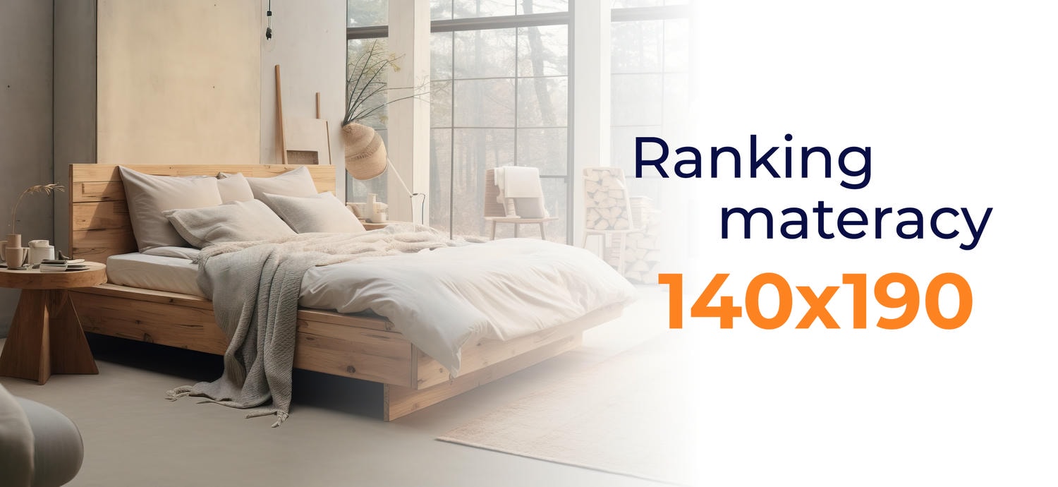 Ranking materacy 140x190 - top 10 modeli