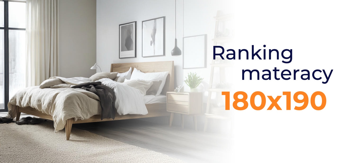 Ranking materacy 180x190 - top 10 modeli