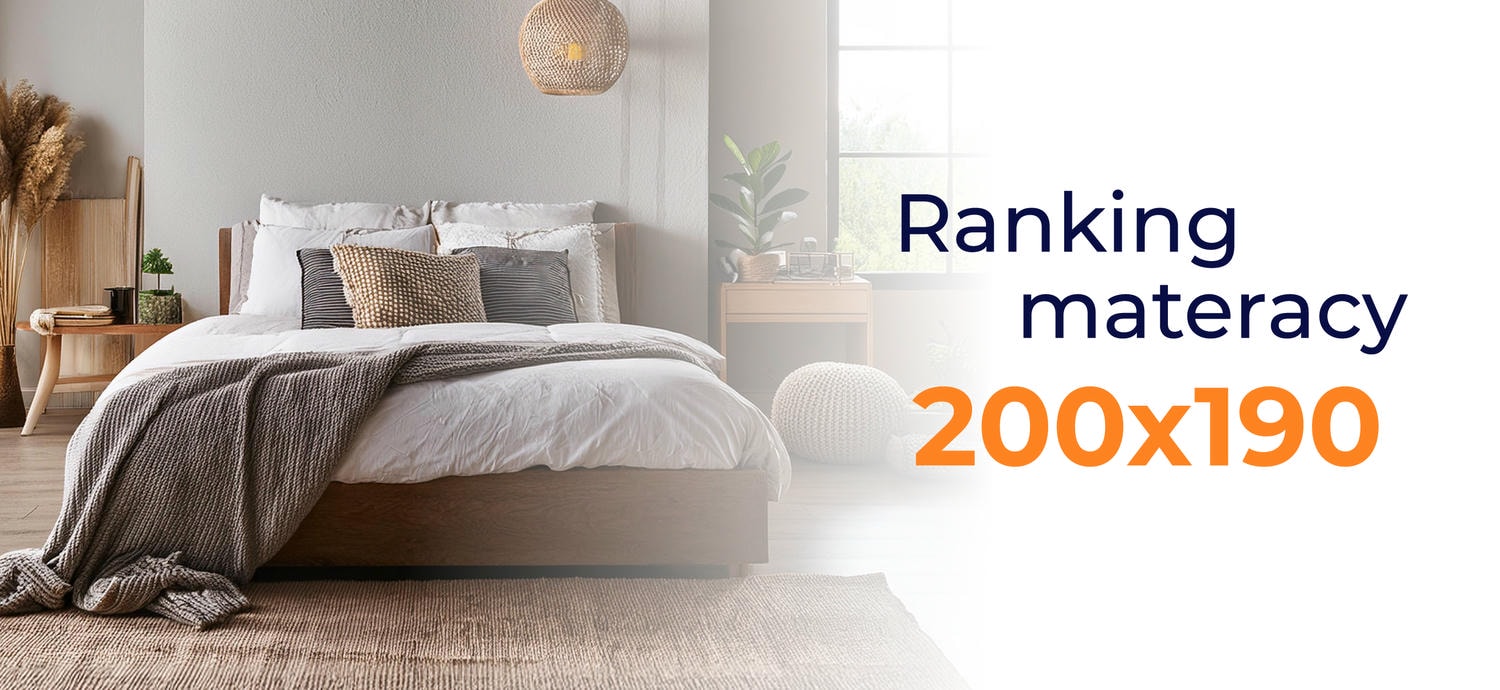 Ranking materacy 200x190 – top 10 modeli
