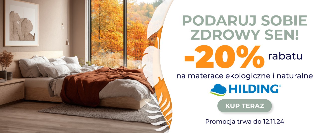 Promocja - materace Hilding - naturalne i eko